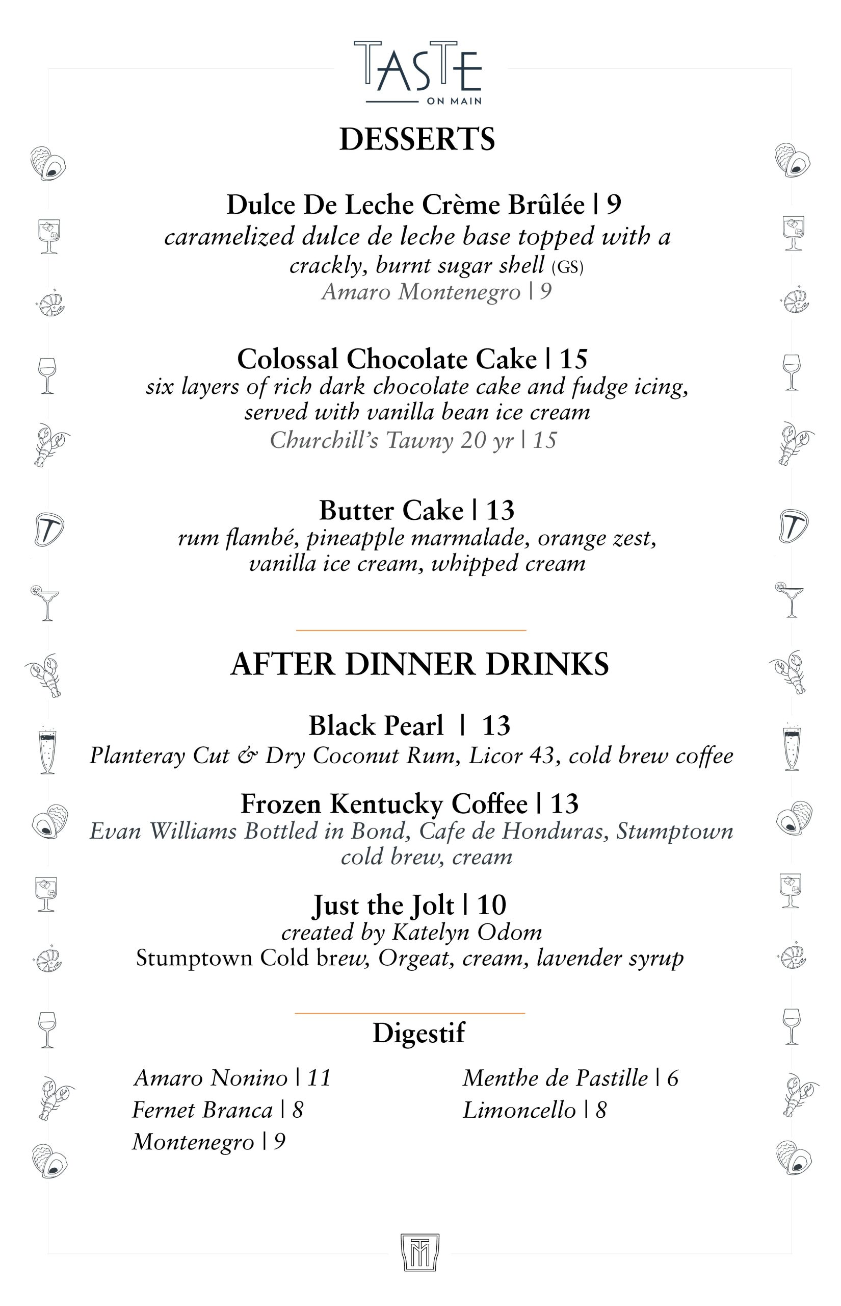 Taste Dessert 5.6.26