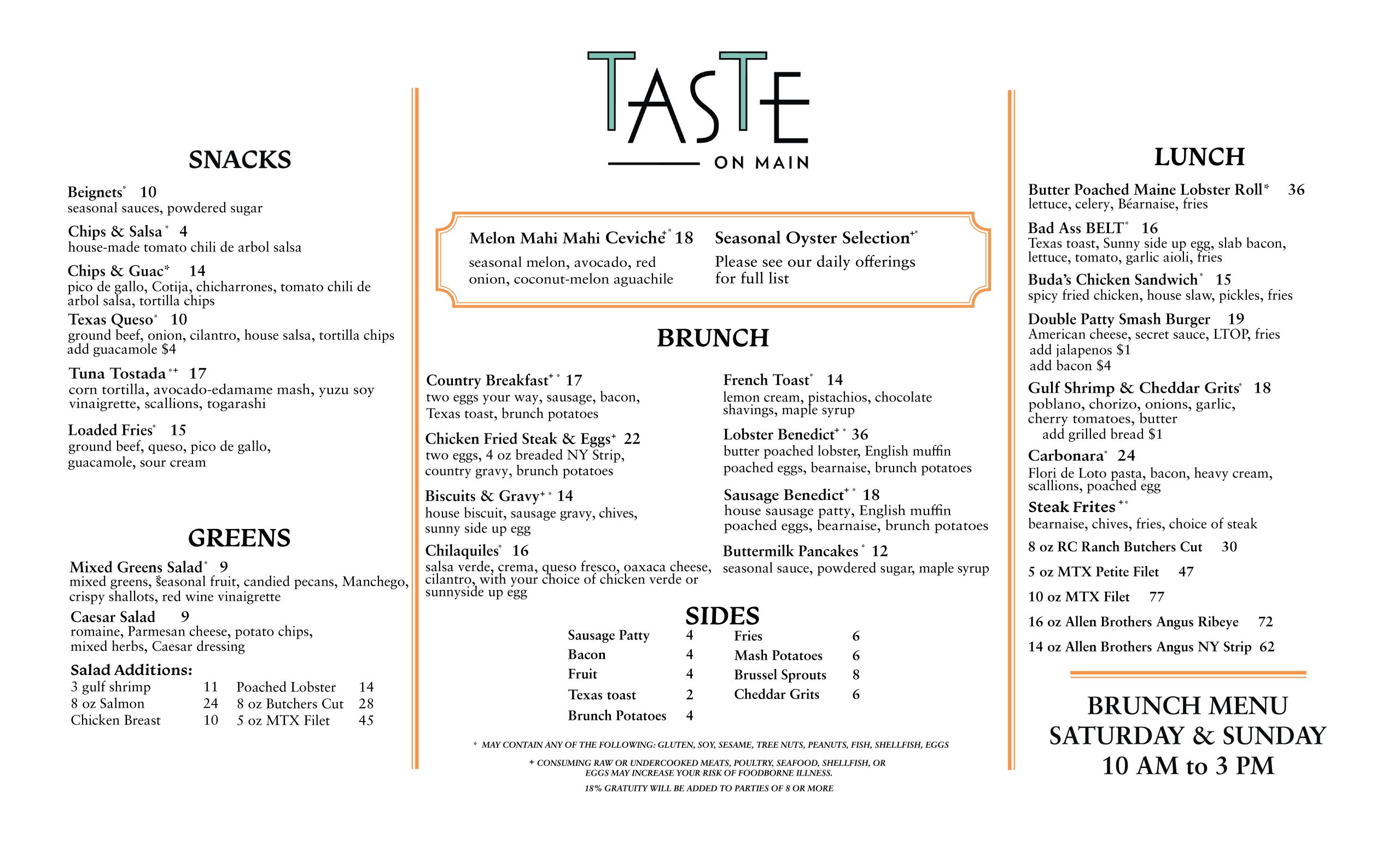 Taste BRUNCH 7.4.26